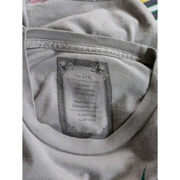 Chaser Mens Rocky Mountain High T-Shirt VTG Large Graphic Weed Cannabis Gray USA - Picture 6 of 7